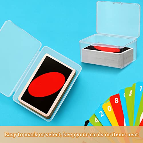Qunclay 10 Pack Plastic Game Card Storage Boxes for Trading & Collectible Cards