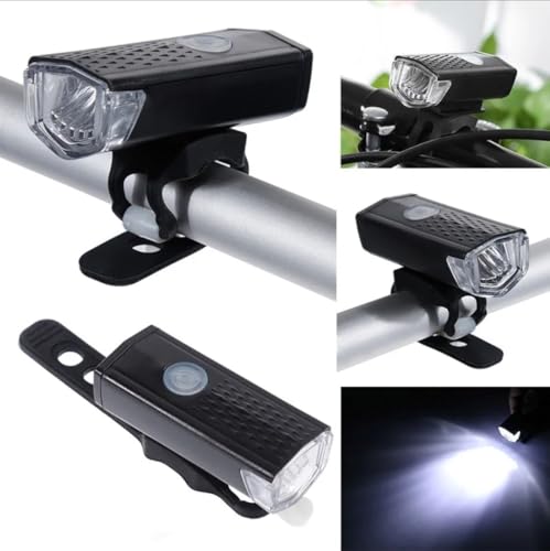 Ultra Bright Rechargeable LED Bike Light Set - Waterproof Safety Lights