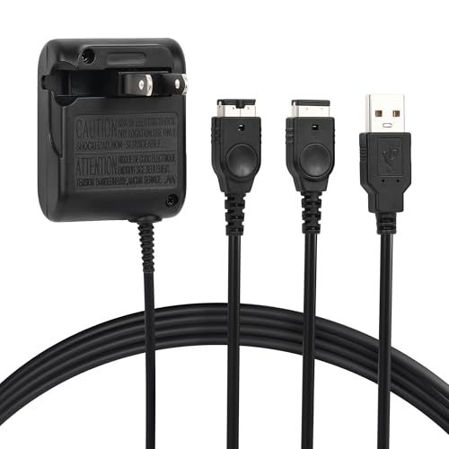 Gameboy Advance SP Charger Kit with USB Cable & Wall Adapter