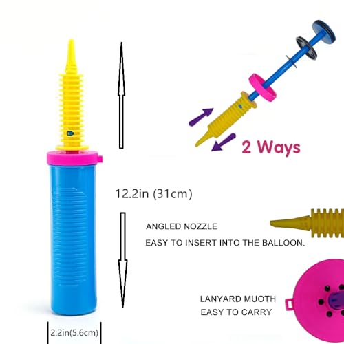 Dual Action Handheld Balloon Pump - Efficient Air Inflator - Style 1