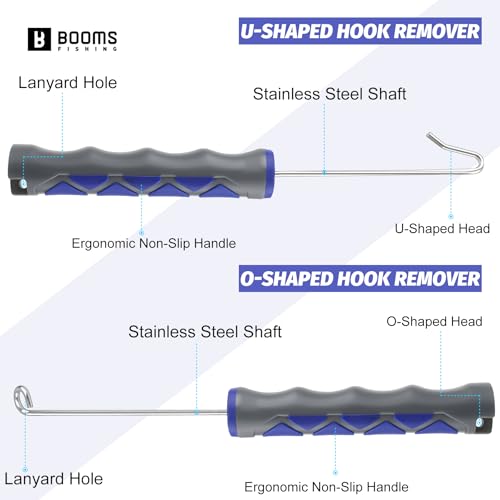 Portable Fish Hook Remover Tool Set - 2 Pack 7" Dehookers