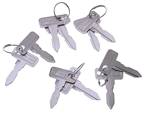 10PCS Key for Club Car DS & Precedent Golf Carts - OEM Replacement