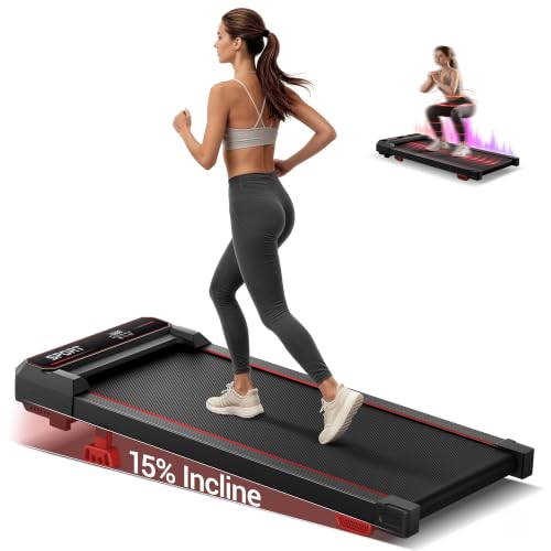 Walking Vibration Pad with Incline & Remote Control - 300Lbs Capacity