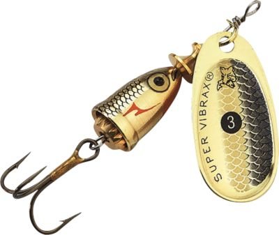 Classic Vibrax Inline Spinner Lure - Gold Shiner / 5
