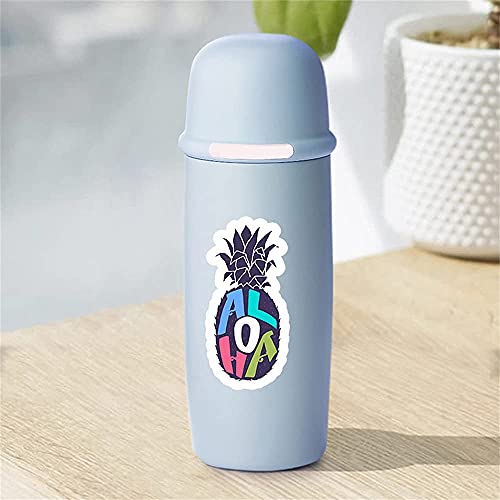 100 Pcs Waterproof Hawaii Summer Stickers - Vinyl Decals