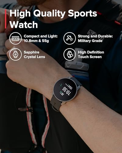SUUNTO 9 Peak Pro GPS Watch - 21-Day Battery, Waterproof, Black