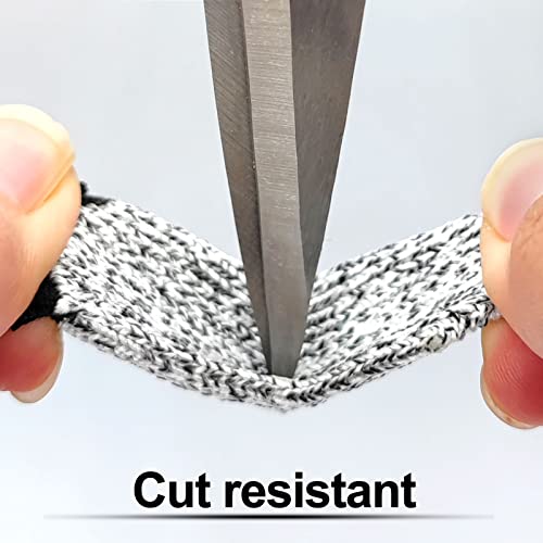Cut-Resistant Finger Cots - 10pcs HPPE Thumb Protectors for Kitchen Work