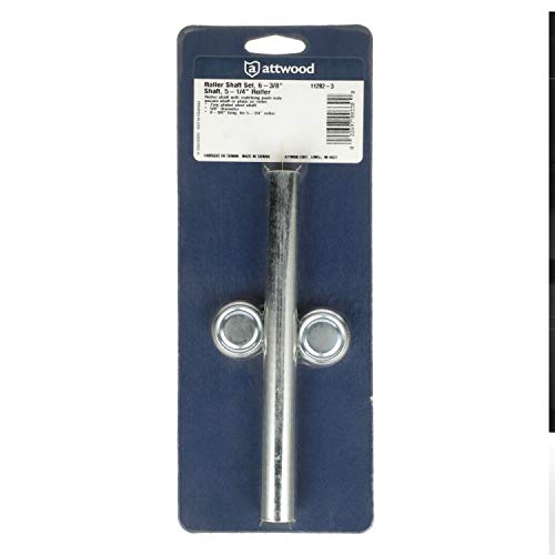 Attwood One Size Boat Trailer Roller Shaft Set Zinc-Plated Steel for 5 ¼-In. Rollers