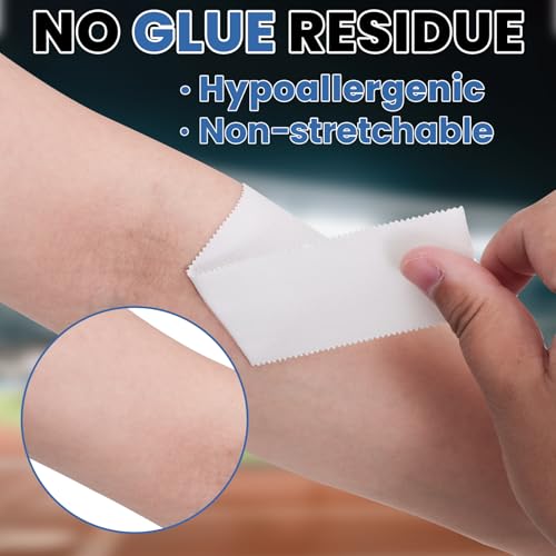 8 Pack Athletic Tape - Strong Adhesion White Sports Tape 1.5in x 23ft