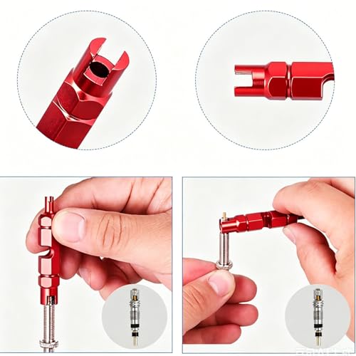 Bicycle Valve Core Removal Tool - Fits Schrader and Presta Valves