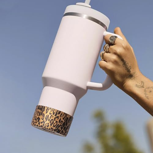 Silicone Boot Sleeve for Stanley 40 oz Tumbler - Glitter Gold