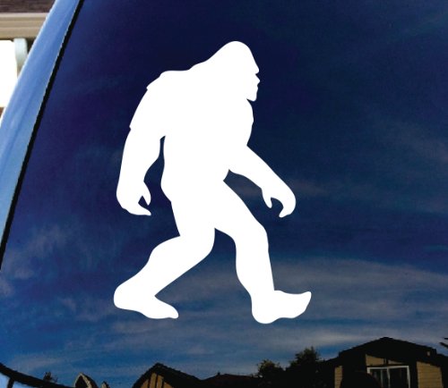 Bigfoot Sasquatch Car Window Vinyl Decal Sticker - 7" Tall