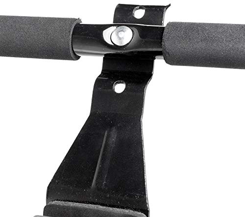 Adjustable Doorway Sit-Up Bar for Home Workouts - Black