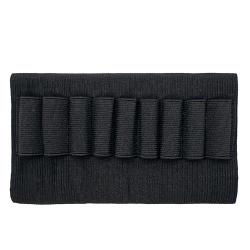 Universal Elastic Buttstock Shell Holder - Holds 9 Cartridges