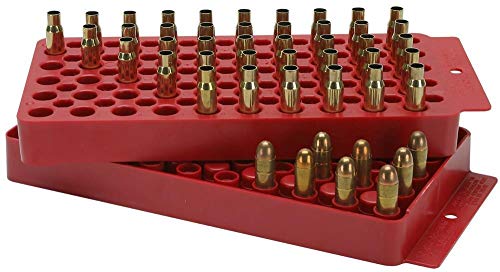 Universal Ammo Loading Tray - All Calibers, Two-Sided Red