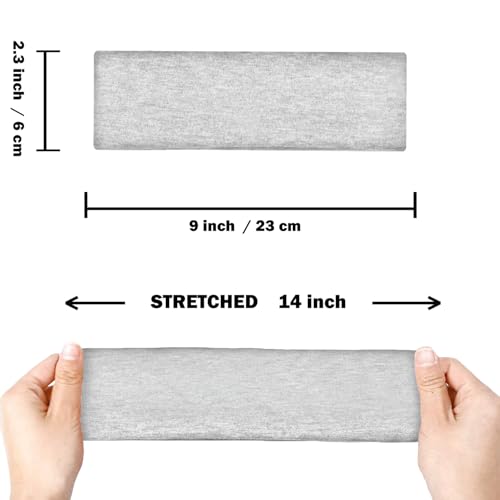 Non-Slip Workout Headbands for Women - 6 Pack, Neutral Colors
