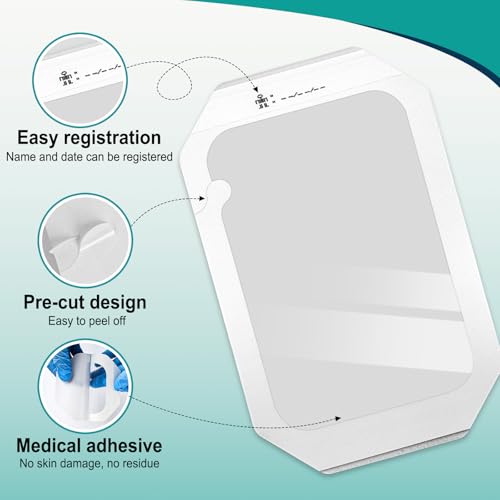 Waterproof Transparent Film Dressing 6'' x 8'' - Box of 12