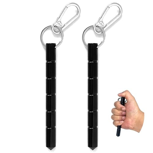 Tactical Keychain Self Defense Kubaton - Aluminum Safety Kit (2 pcs)