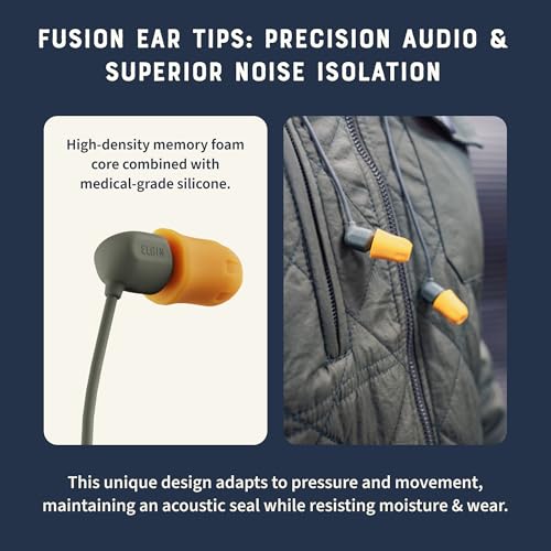 Bluetooth Earplug Headphones - Gen 3, 31dB Noise Isolation