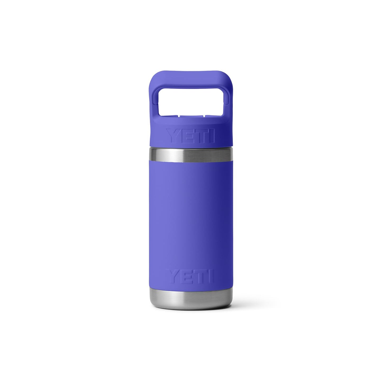 YETI Rambler Jr. 12 oz Kids Bottle, with Straw Cap, Ultramarine Violet