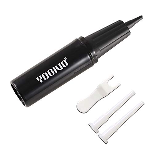 Hand Air Pump for Yoga Ball - Exercise Ball Pump with 2 Plugs