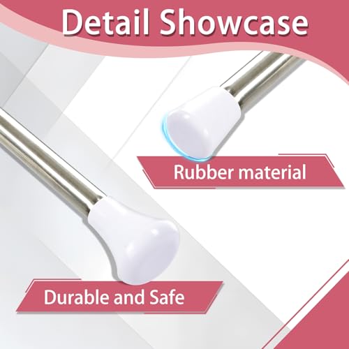 29-Inch Twirling Baton with 2 Ribbons - Silver & White