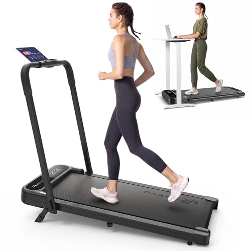 Smart Walking Pad Treadmill with 12% Incline & APP Control