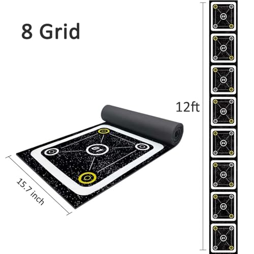 12 ft Non-Slip Rubber Agility Ladder for Soccer & Fitness Training