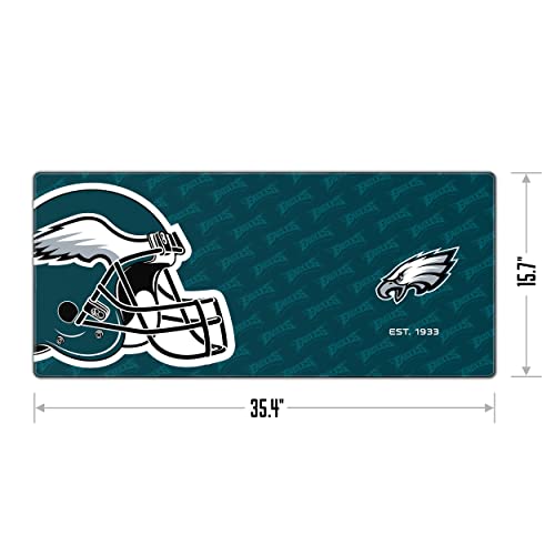 NFL Logo Desk Pad – 35.4" x 15.7" Non-Slip Mouse Pad