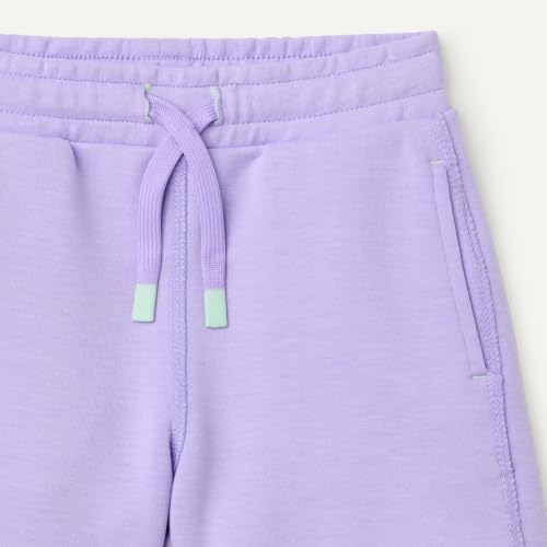 Regular-Fit Athletic Shorts for Girls - Medium Lavender