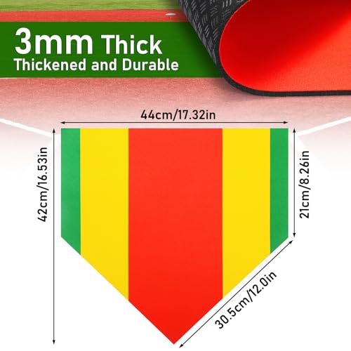 17" Official Size Baseball & Softball Home Plate - 1PCS