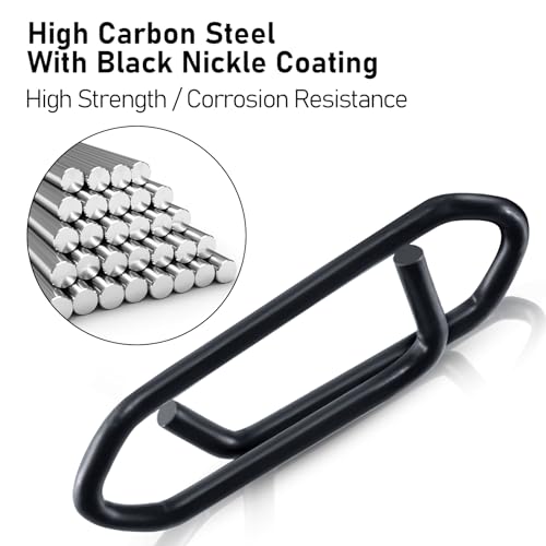 Stainless Steel Fishing Power Clips - 75LB Quick Change Snap Connector - 20 Pack