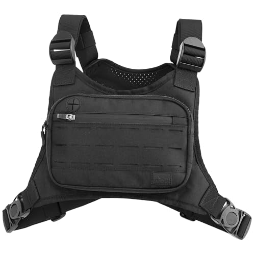 Chest Pack for Men - Tactical Running Vest & Fanny Pack