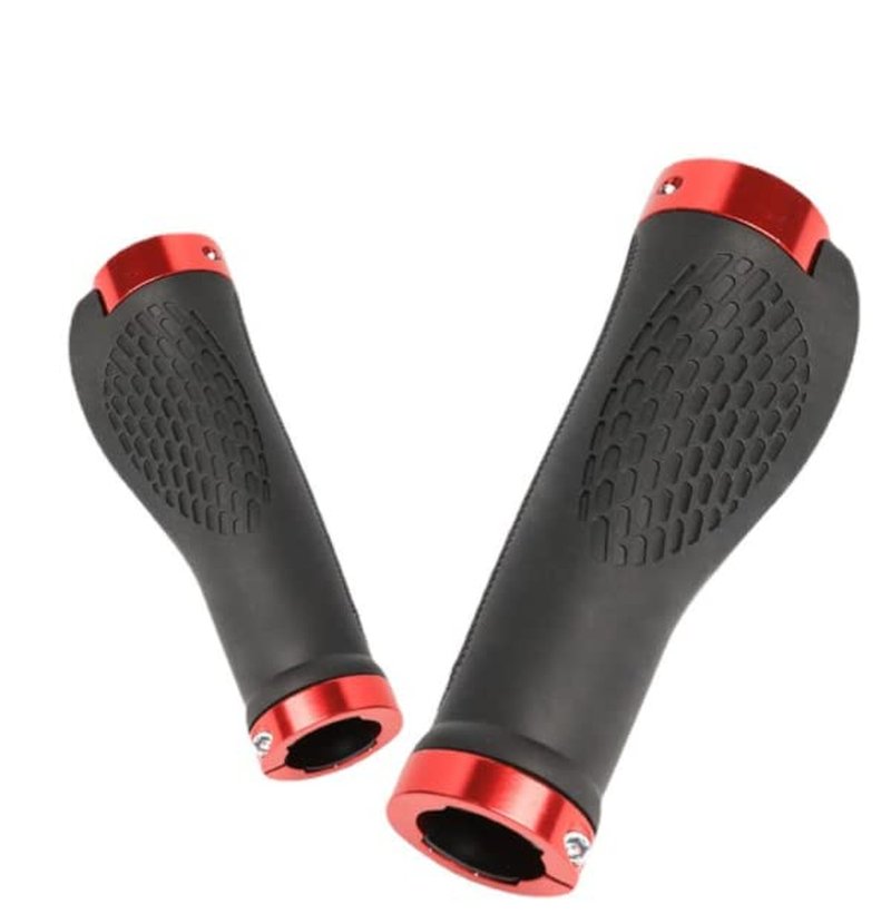 Rubber Grip Handlebar Cover Compatible with Kaabo Wolf Warrior Wolf Koning Wolf X Electric Scooter Anti-Slip Grip Replacement Parts (red)