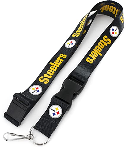 Pittsburgh Steelers NFL Lanyard - 22 Inch Nylon with Breakaway Tab