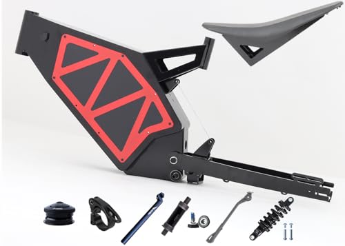 Electric Fat Bike Frame Kit - Full Suspension Enduro Design