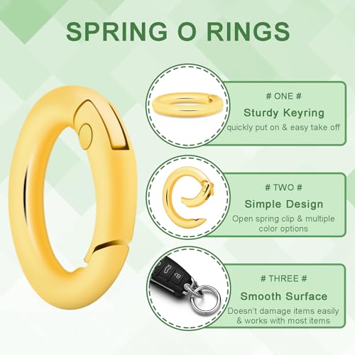 16 Pack Small Spring O Rings - 3/8" Inner Diameter - Black