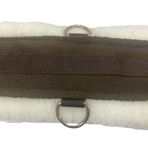Intrepid International 40 Lite Breathable Fleece Horse Girth for English Saddle, Double Elastic