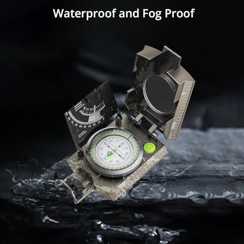 Hiking Compass with Inclinometer - Patina Bronze