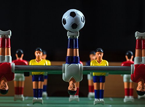 Foosball Replacement Balls - 32mm Mini Soccer Balls Black+White
