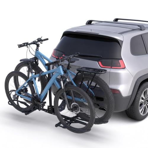 2-Bike Rack Hitch for E-Bikes & Fat Tires - 160lb Capacity