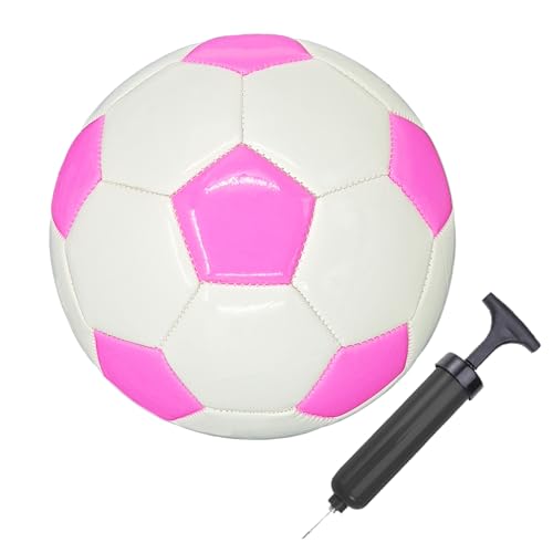 Pink Soccer Ball Size 5 for Kids & Adults with Pump & Needle - Practice & Training