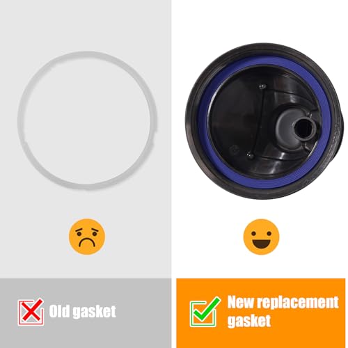 Replacement Sealing Rings for Owala FreeSip Water Bottles - Dark Blue, 6pcs