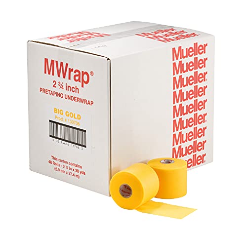 Athletic Pre-Wrap Barrier Tape - Gold - 1 Pack