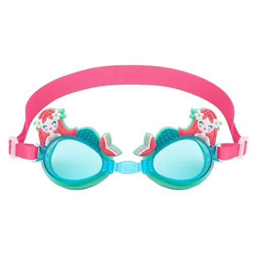 Stephen Joseph Mermaid Kids' Swim Goggles with Adjustable Strap & Anti-Fog Waterproof
