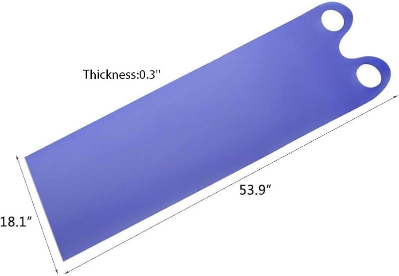 Winter Snow Sled for Kids and Adults - 54 Inch Roll Up Sled