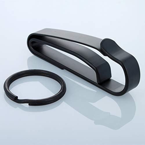 Tactical Key Ring Holder - Black Steel Construction