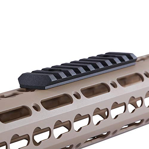 Picatinny Rail Section for Keymode - 4in Aluminum Mount - Black