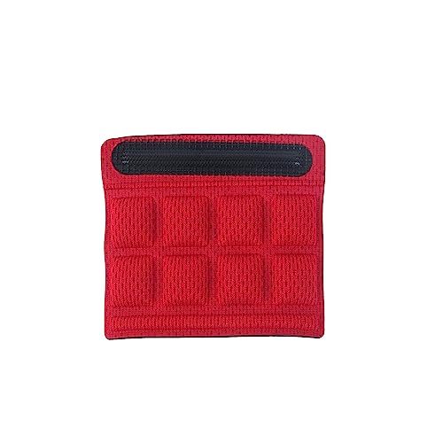 Universal Helmet Replacement Padding Kit - 25 Piece Foam Liner Set - Red J