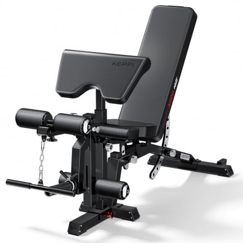 Functional Weight Bench - Adjustable 12+3 Multi-Angle Design, 1200 lb Capacity